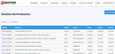 Sistema Gestora - Dacom